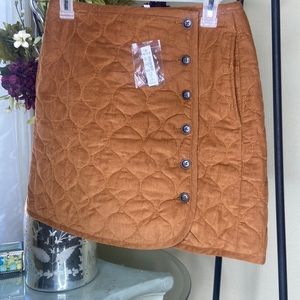 Madewell Corduroy Quilted Mini Skirt